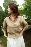  Rusea Shirt - Nâu nhạt 