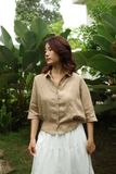  Rusea Shirt - Nâu nhạt 
