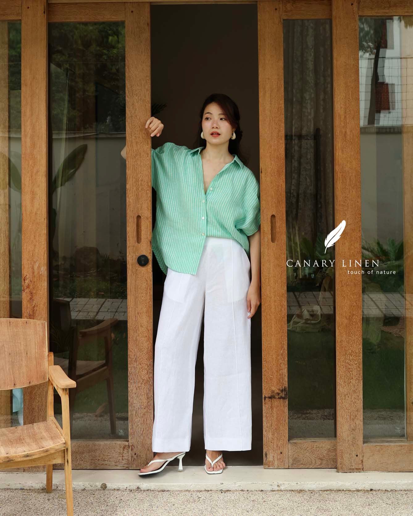  Midline Pants - Trắng 