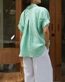  Eryn Shirt - Sọc xanh mint 