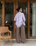  Ruxa Shirt - Sọc Tím 