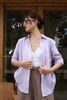  Ruxa Shirt - Sọc Tím 