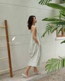  Lumie Dress - Lá xanh sọc 