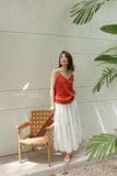  Camilia Top - Đỏ cam 