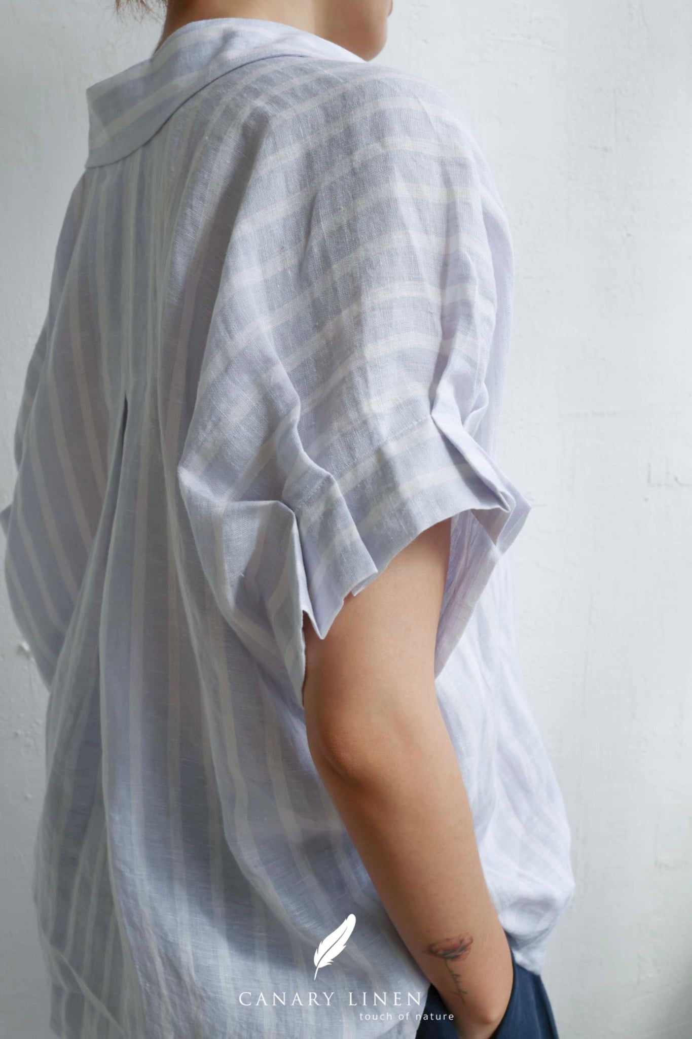 Eryn Shirt - Sọc xanh 