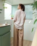  Mộc Shirts - Sọc hồng 