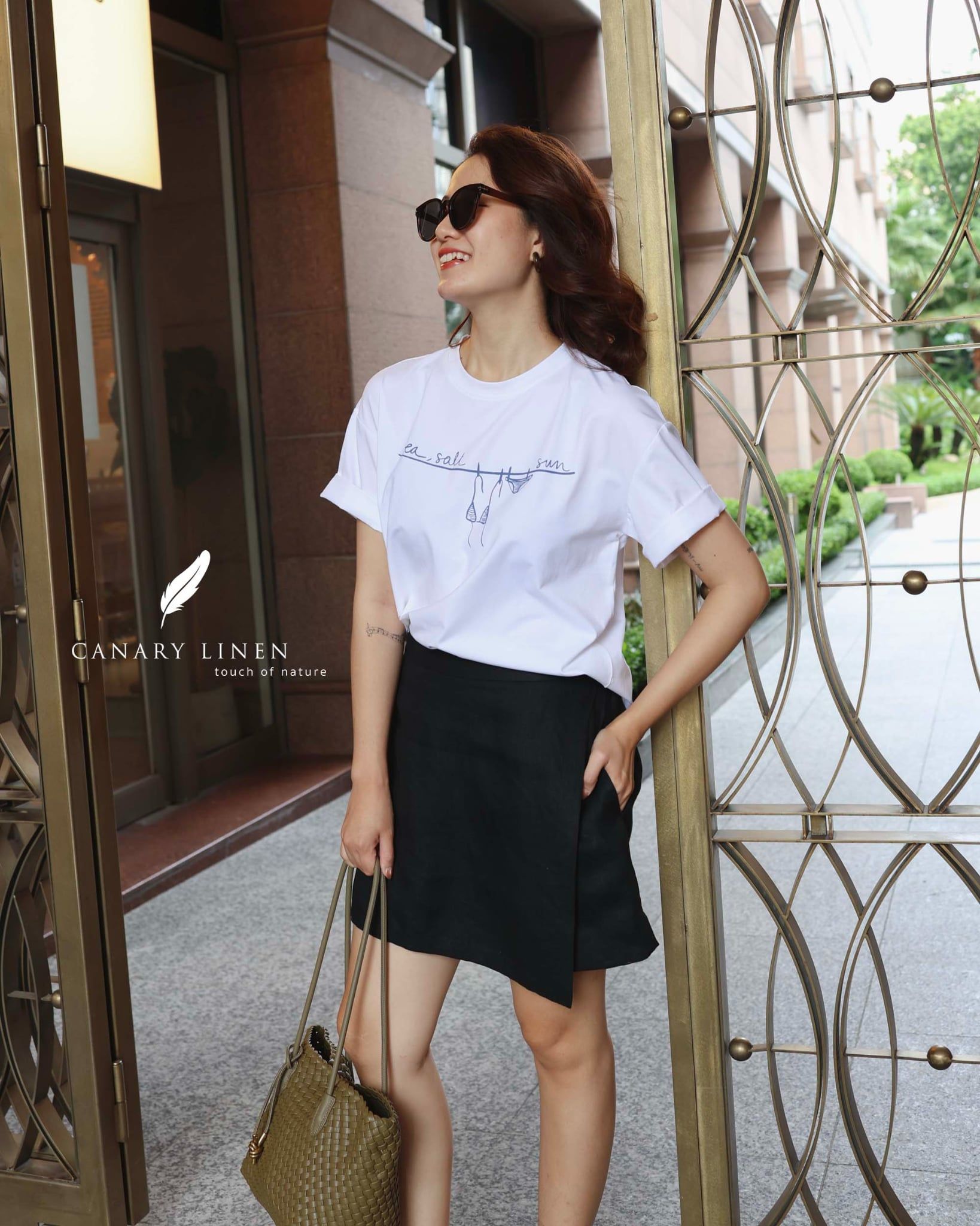  Wrap Skort - Đen 