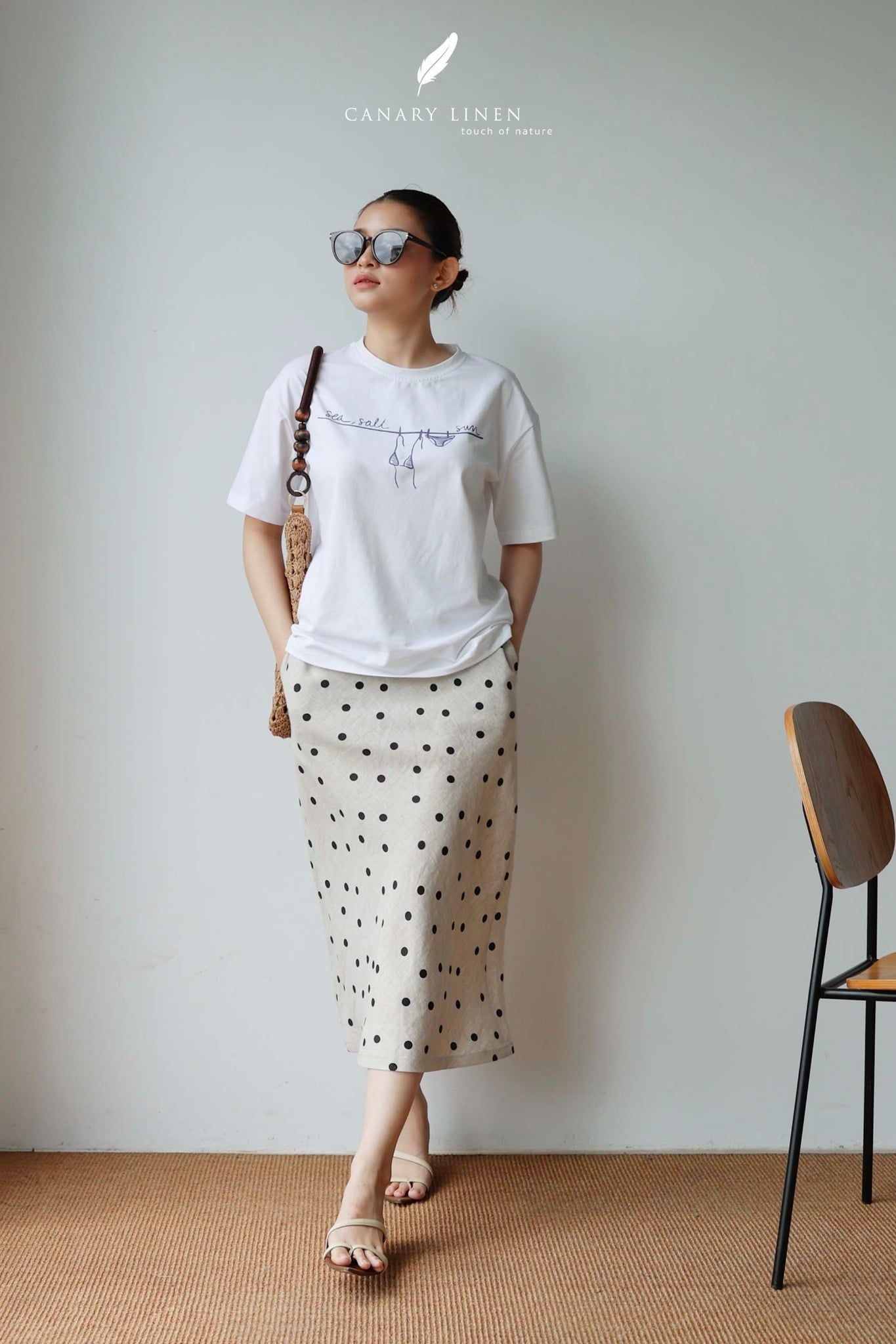  Mie Skirt - Chấm bi 