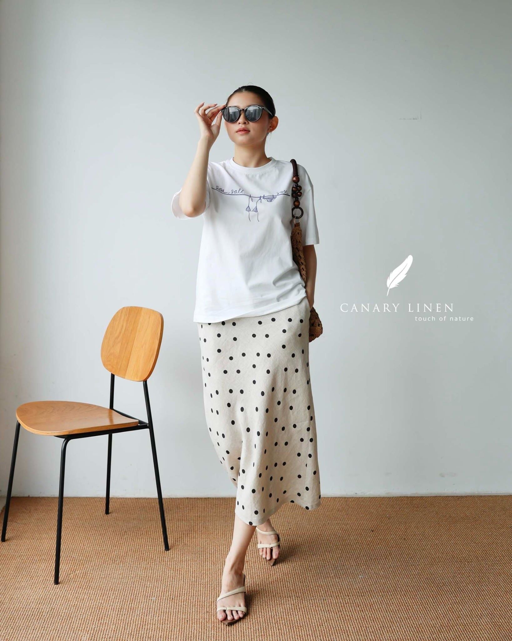  Mie Skirt - Chấm bi 