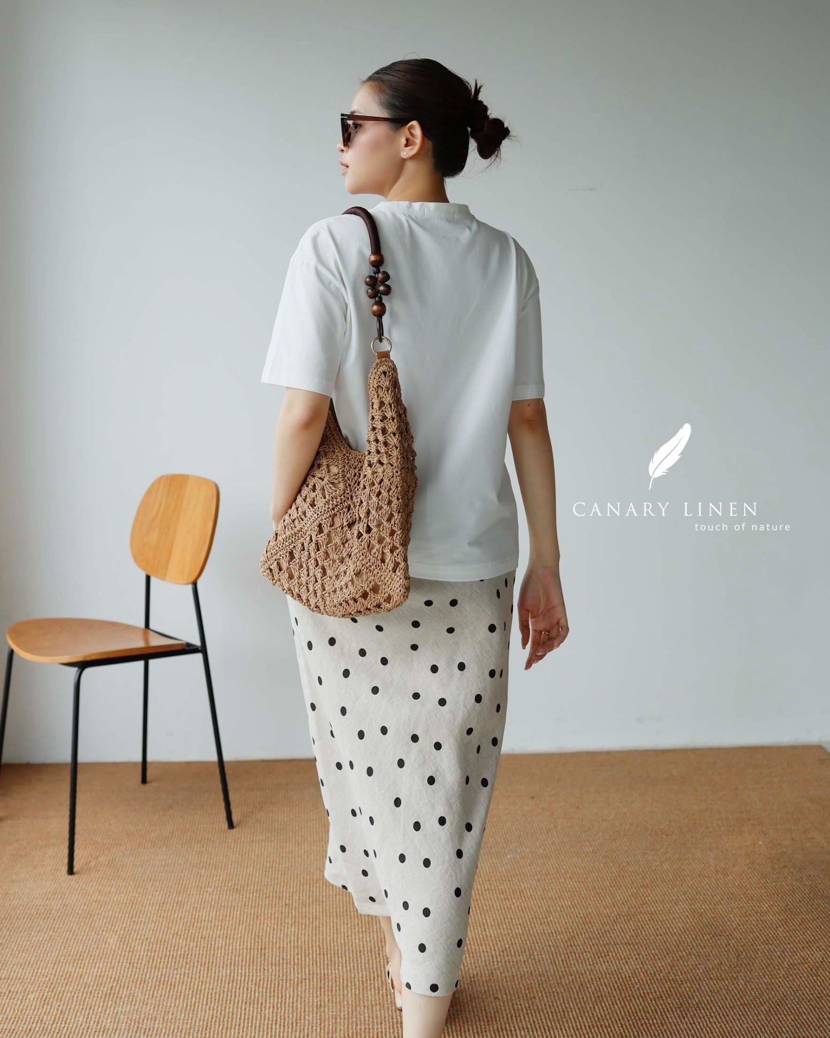  Mie Skirt - Chấm bi 
