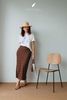  Mie Skirt - Nâu chấm bi 