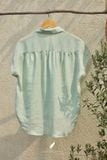  Gathie Shirt - Xanh mint pastel 