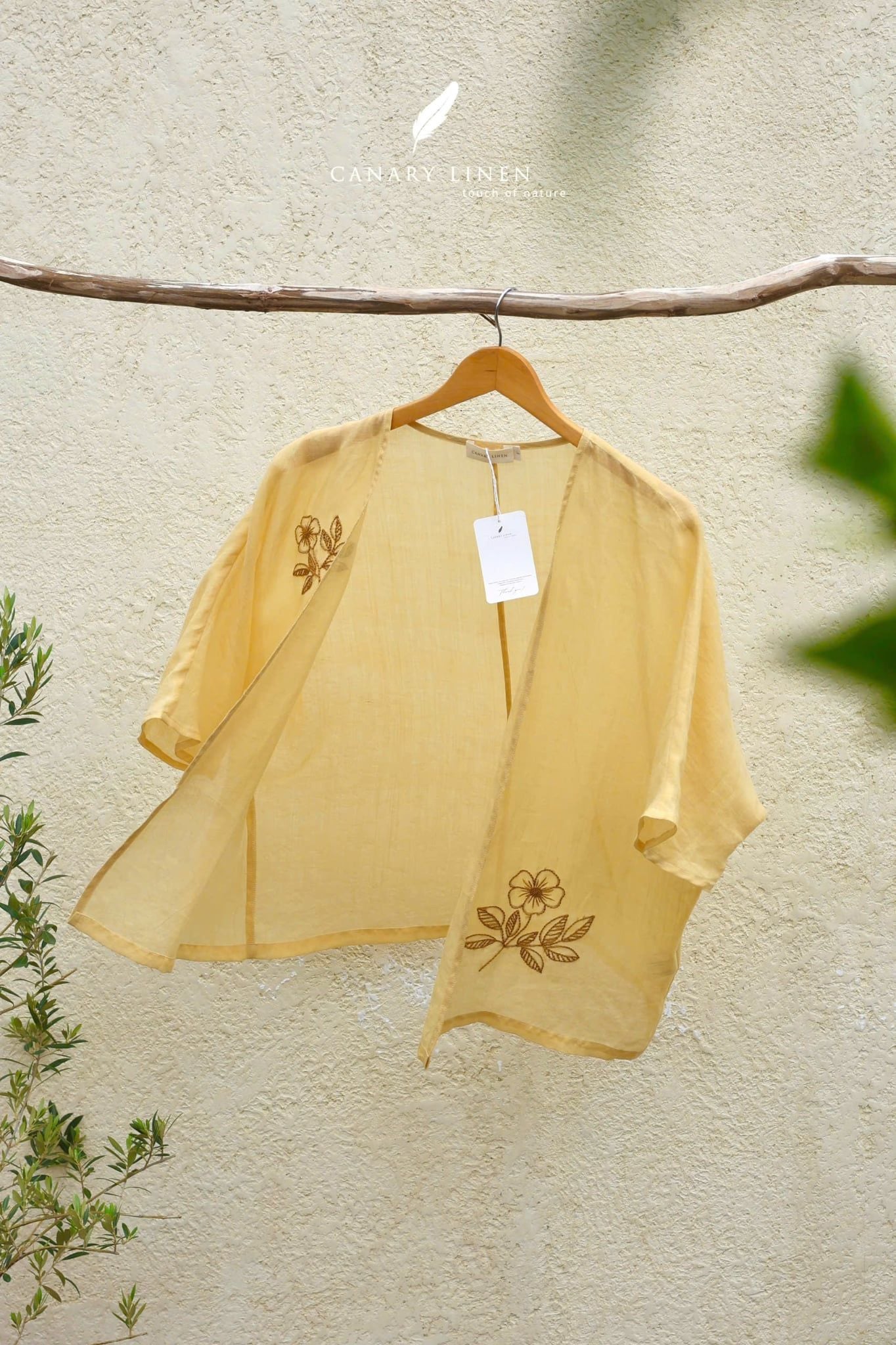  Elia Coat - Vàng kem 