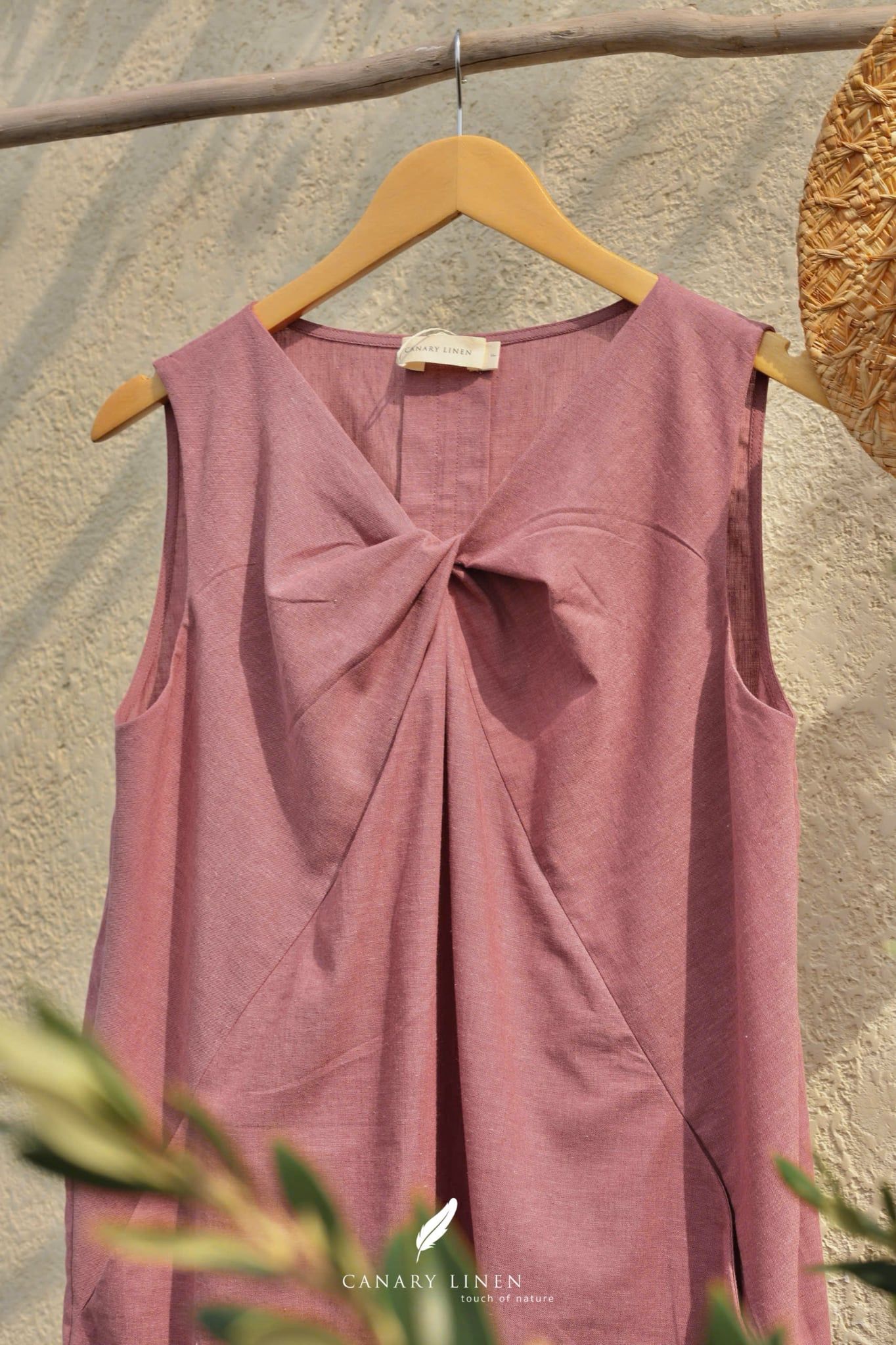  Folie Dress - Hồng đất 