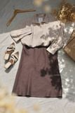  Mie Skirt - Nâu Choco 
