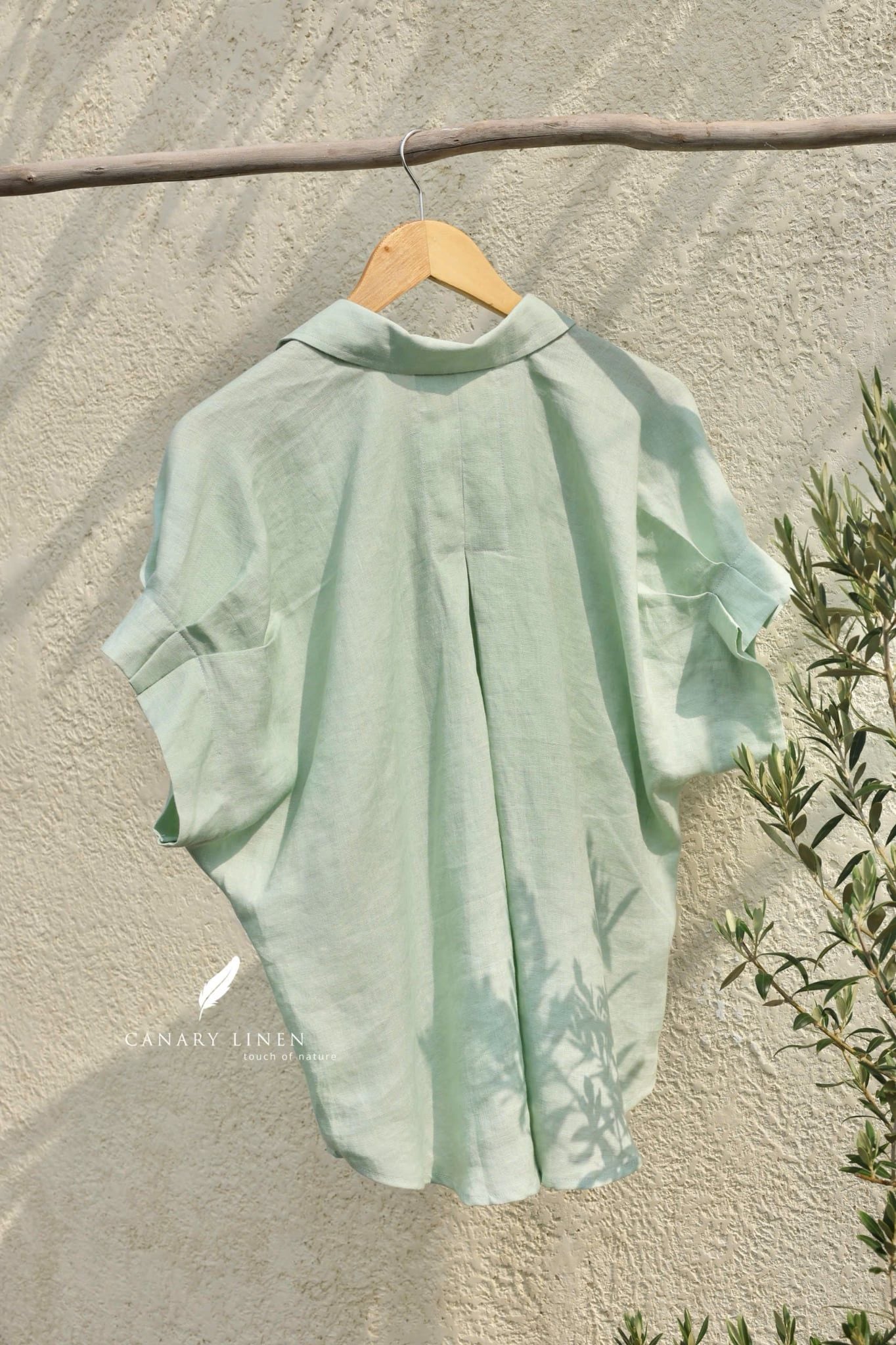  Eryn Shirt - Xanh mint pastel 