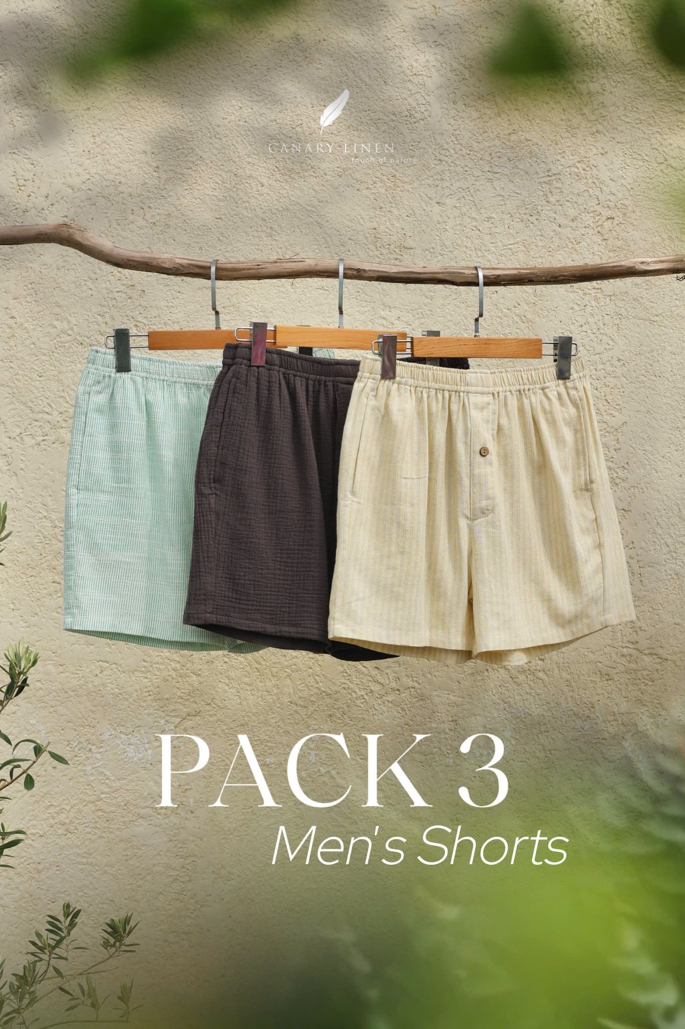  PACK 3 MEN'S SHORTS - 4 
