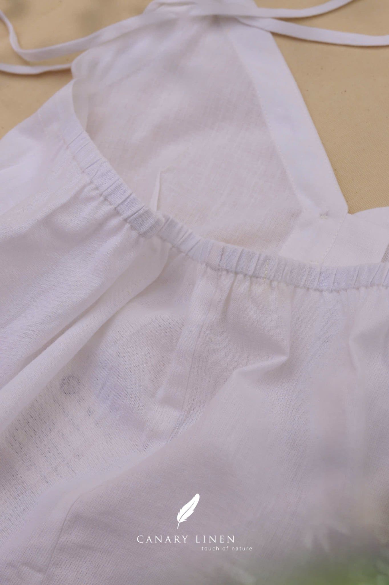  Sway Top - Trắng Linen Cotton 