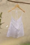  Sway Top - Trắng Linen Cotton 