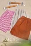  PACK 3 MEN'S SHORTS - 1 
