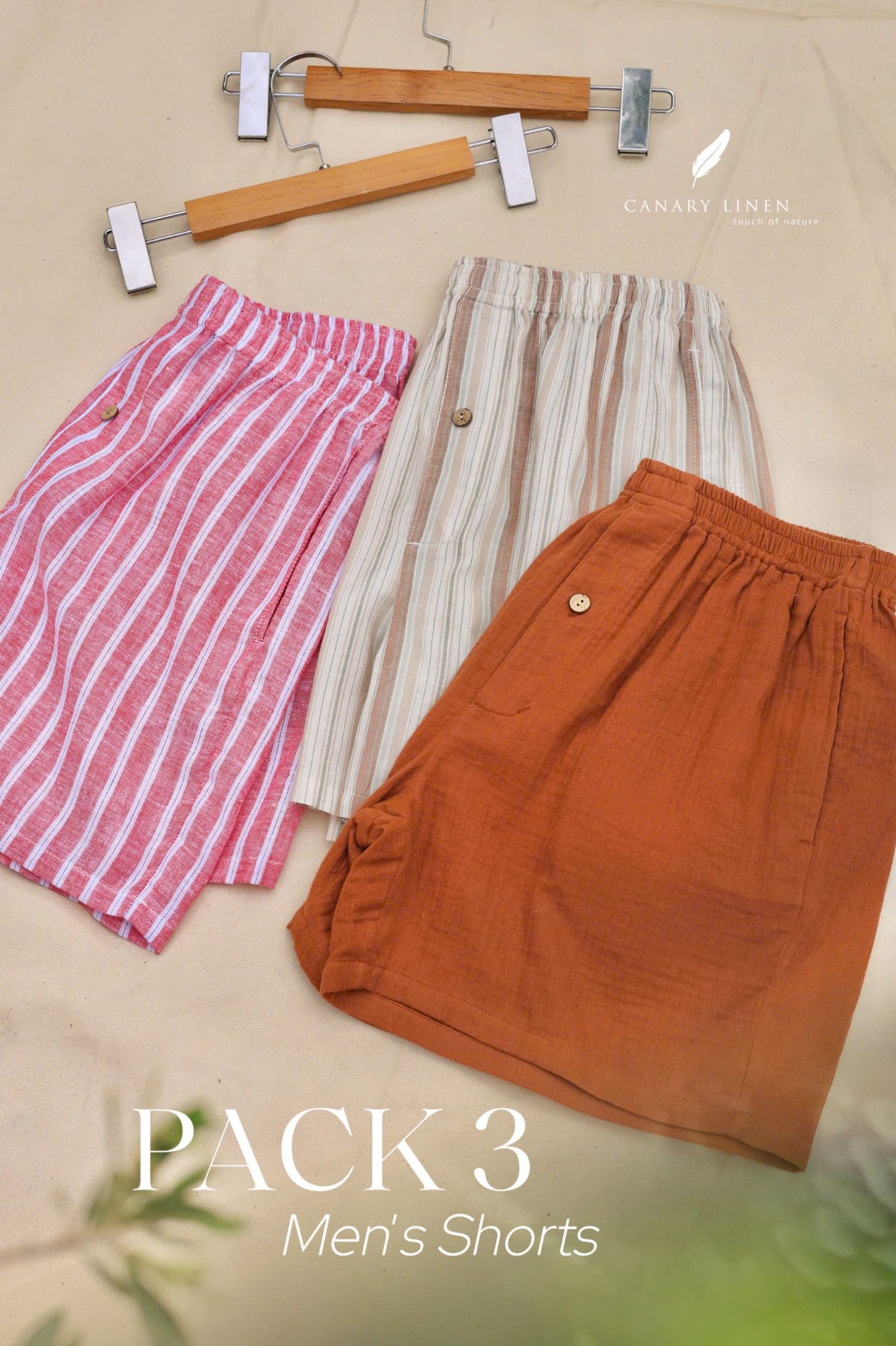  PACK 3 MEN'S SHORTS - 1 