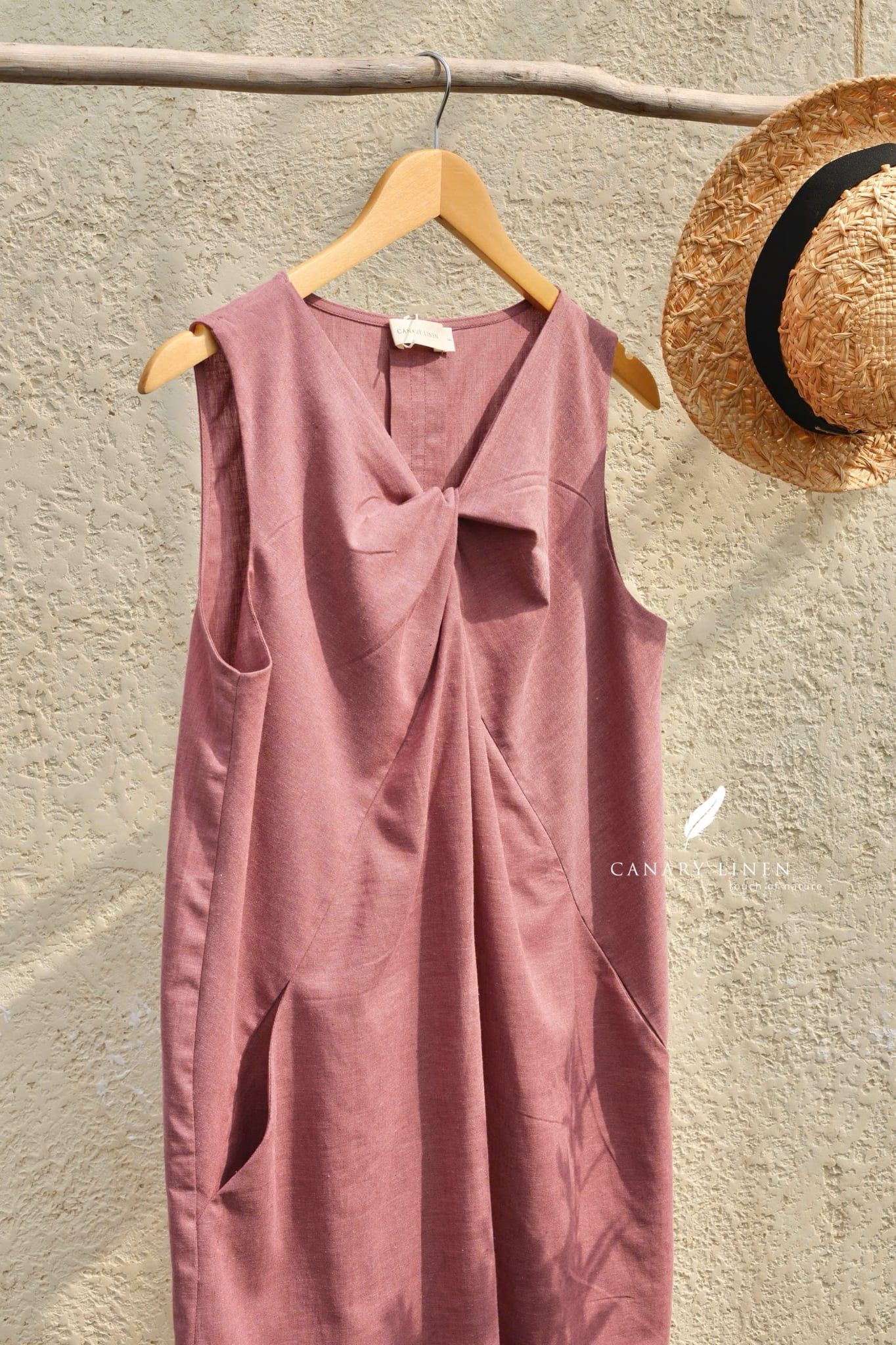  Folie Dress - Hồng đất 
