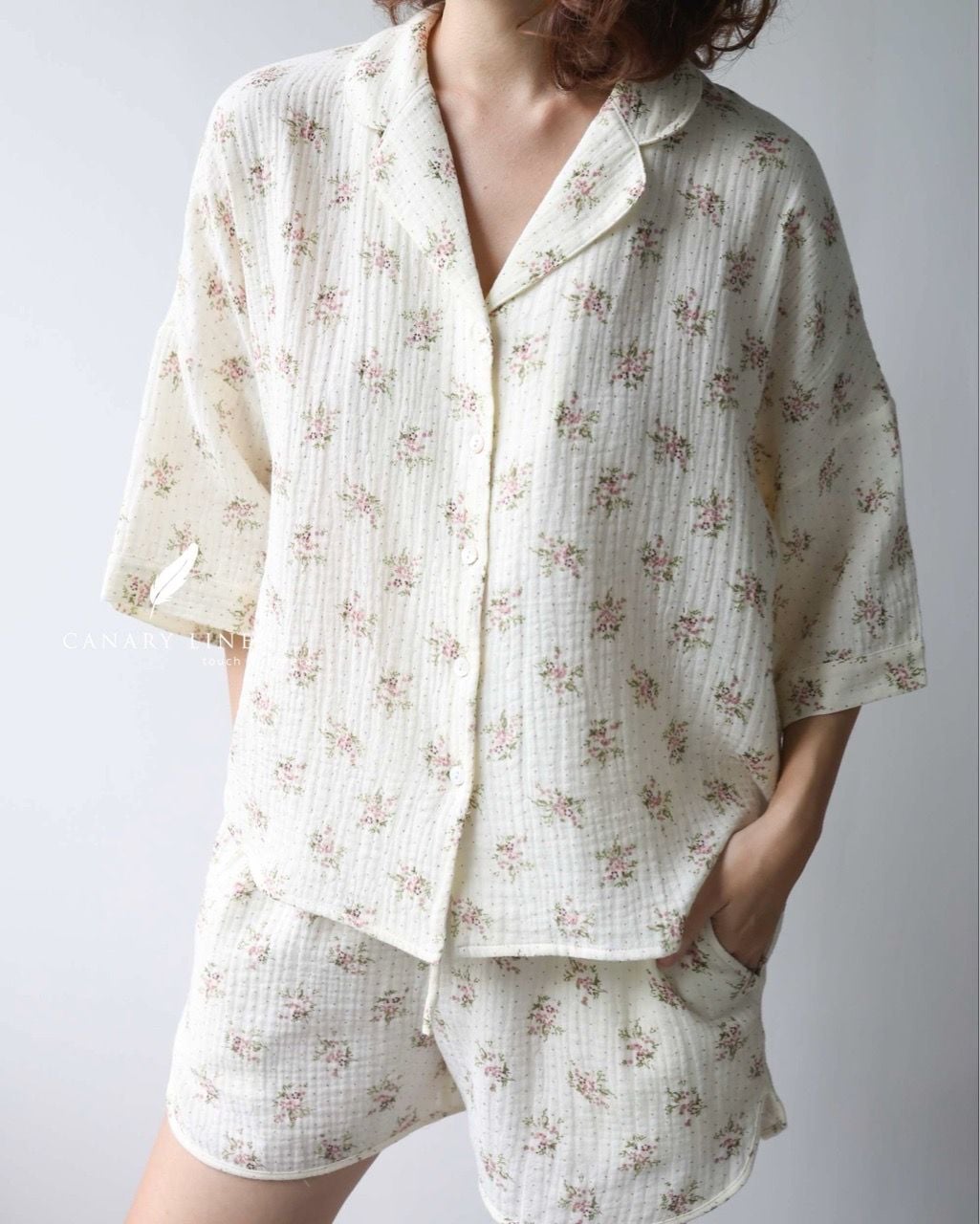  Mira Set - Hoa kem bông tím 