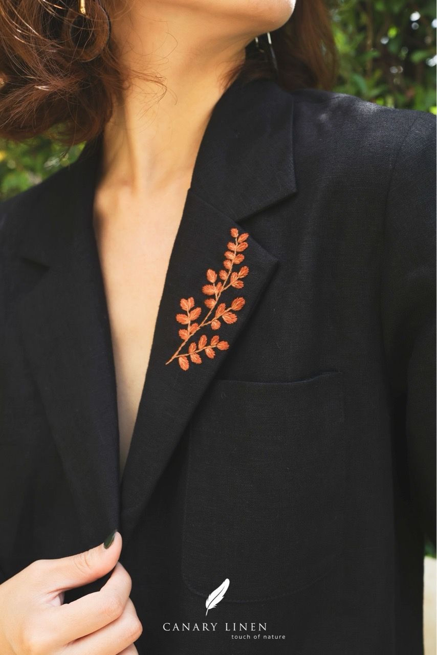  Leafin Blazer - Đen 