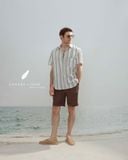  SharpLine Shirt - Sọc hồng xanh 