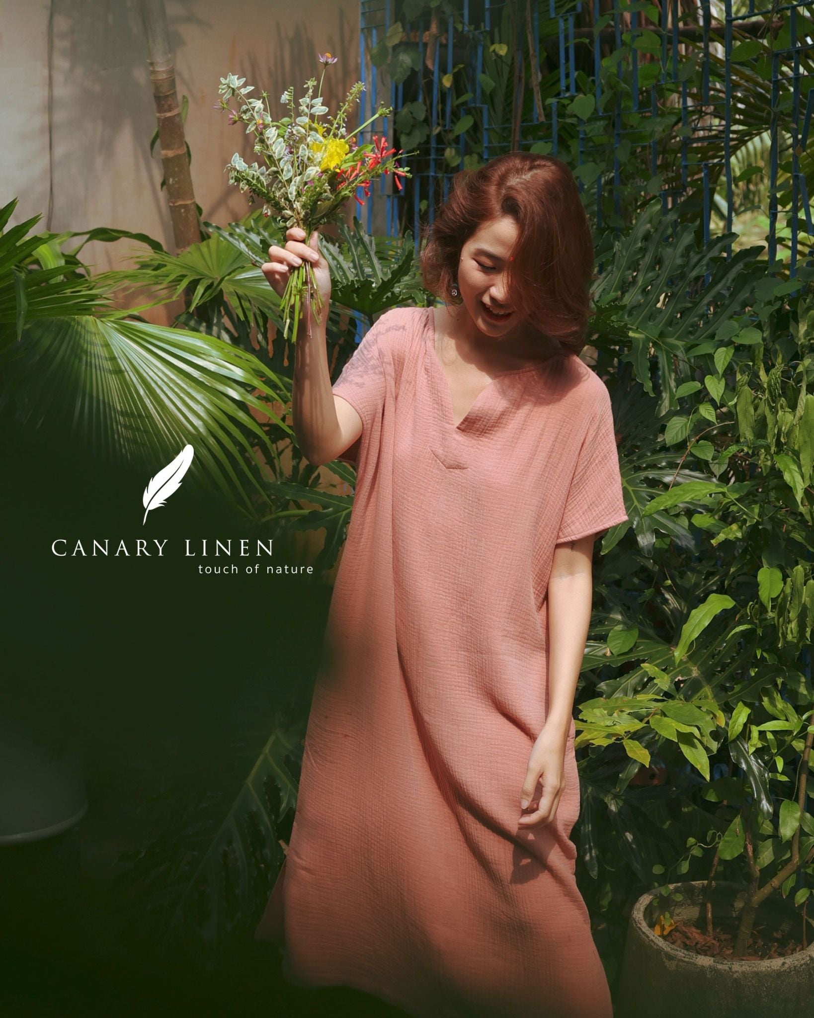  Aira Dress - Hồng dâu 