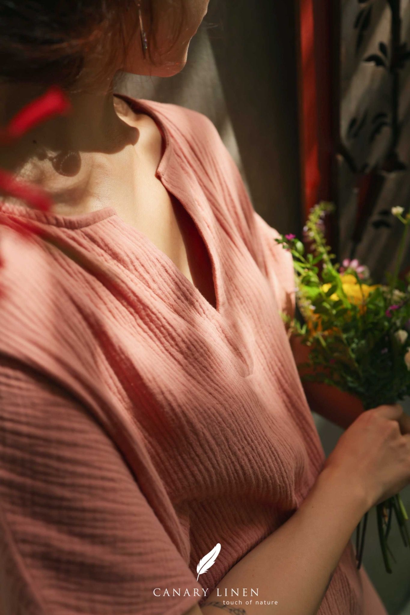  Aira Dress - Hồng dâu 