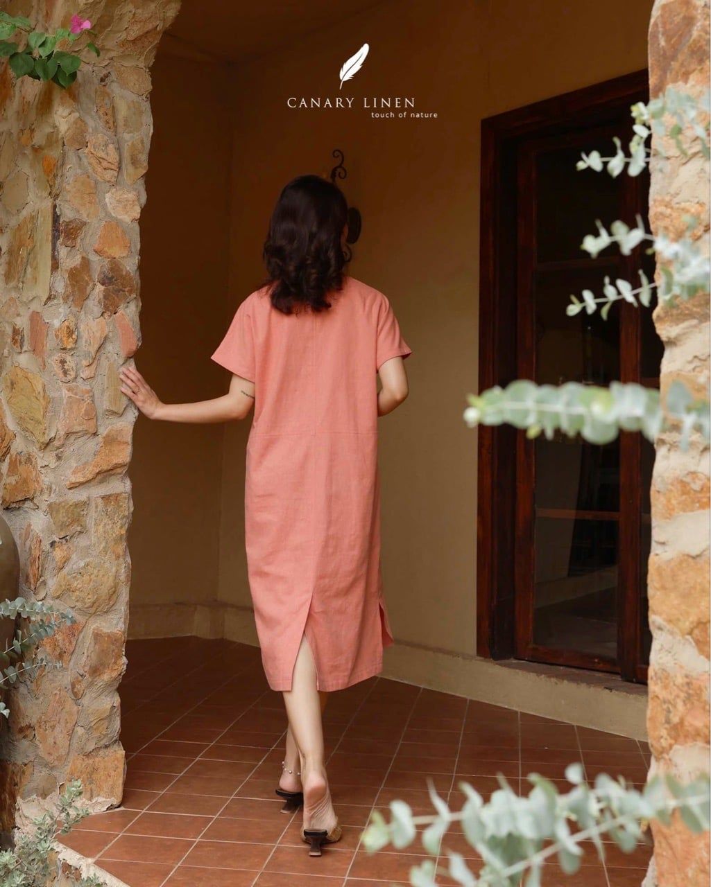  Vella Dress - Hồng cam 