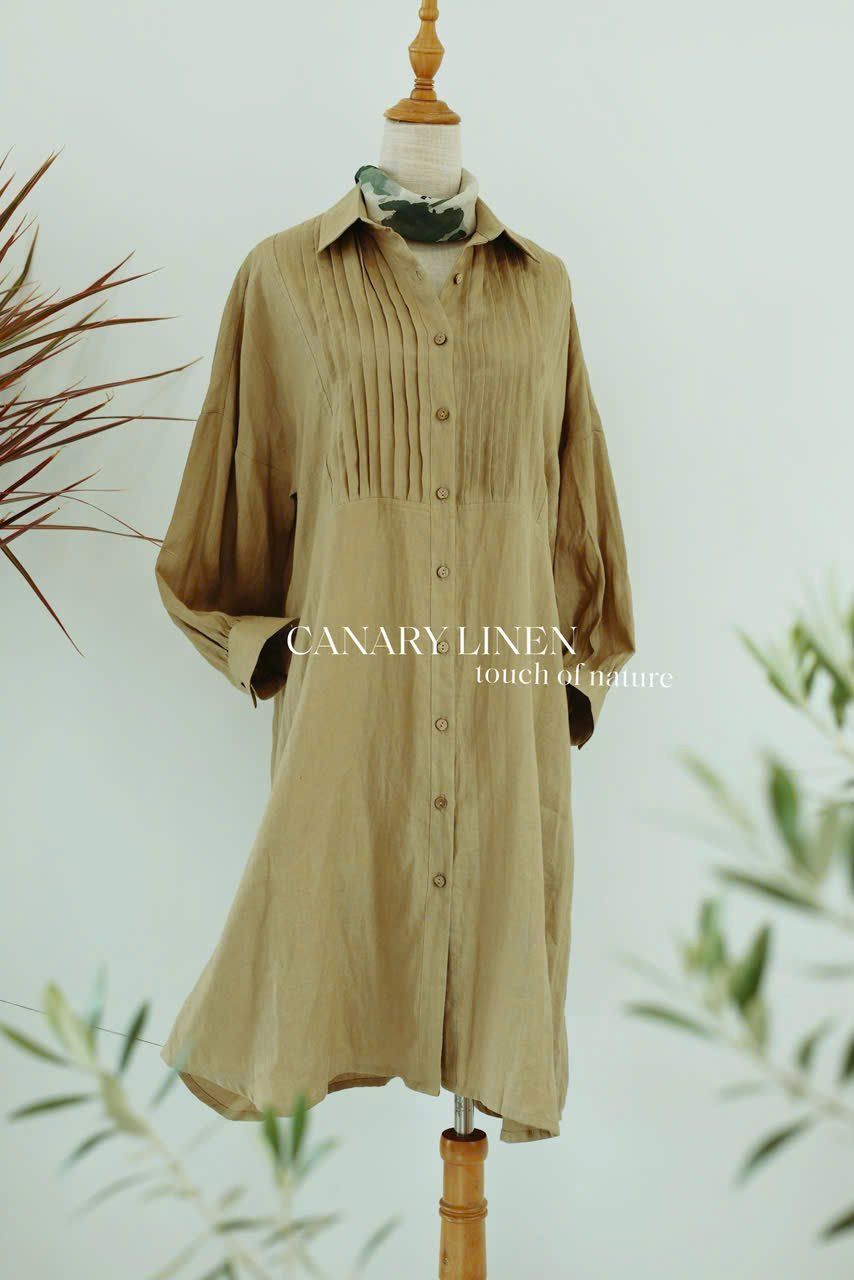 Cinna Dress - Xanh Olive 