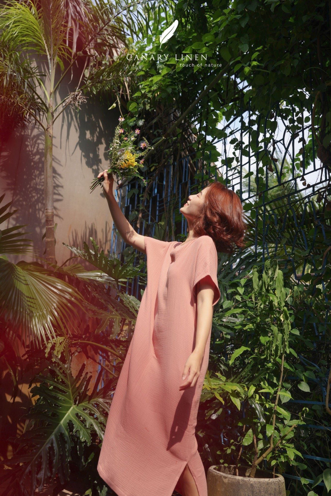  Aira Dress - Hồng dâu 