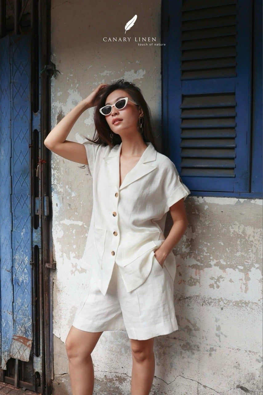  Eline Blazer - Trắng 