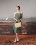  Lavena Dress - Rêu xám 