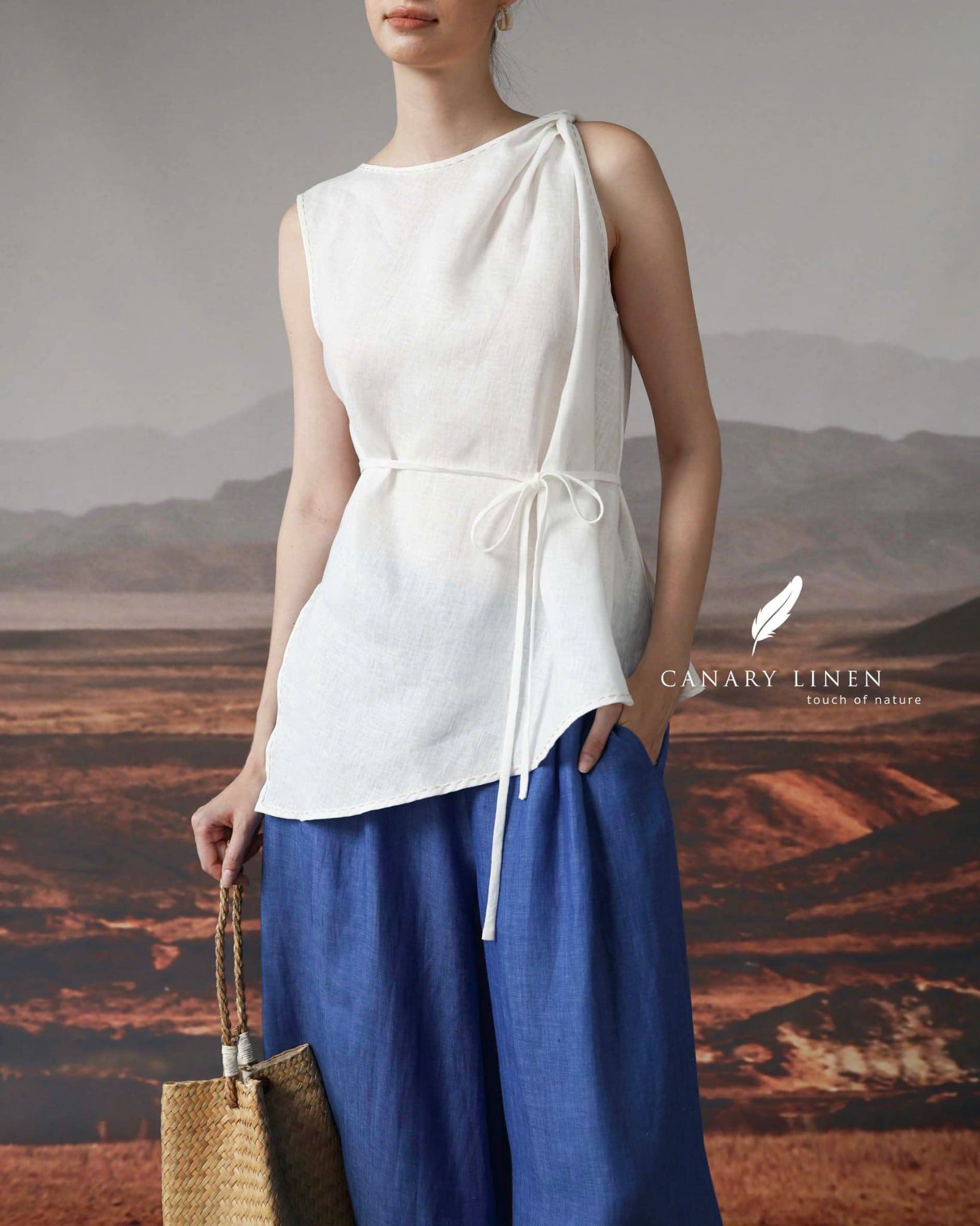  Sage Top - Trắng 