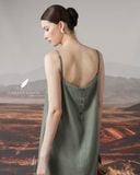  Lavena Dress - Rêu xám 