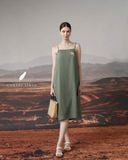 Lavena Dress - Rêu xám 