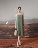 Lavena Dress - Rêu xám