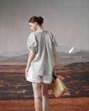  Eryn Shirt - Sọc xám 
