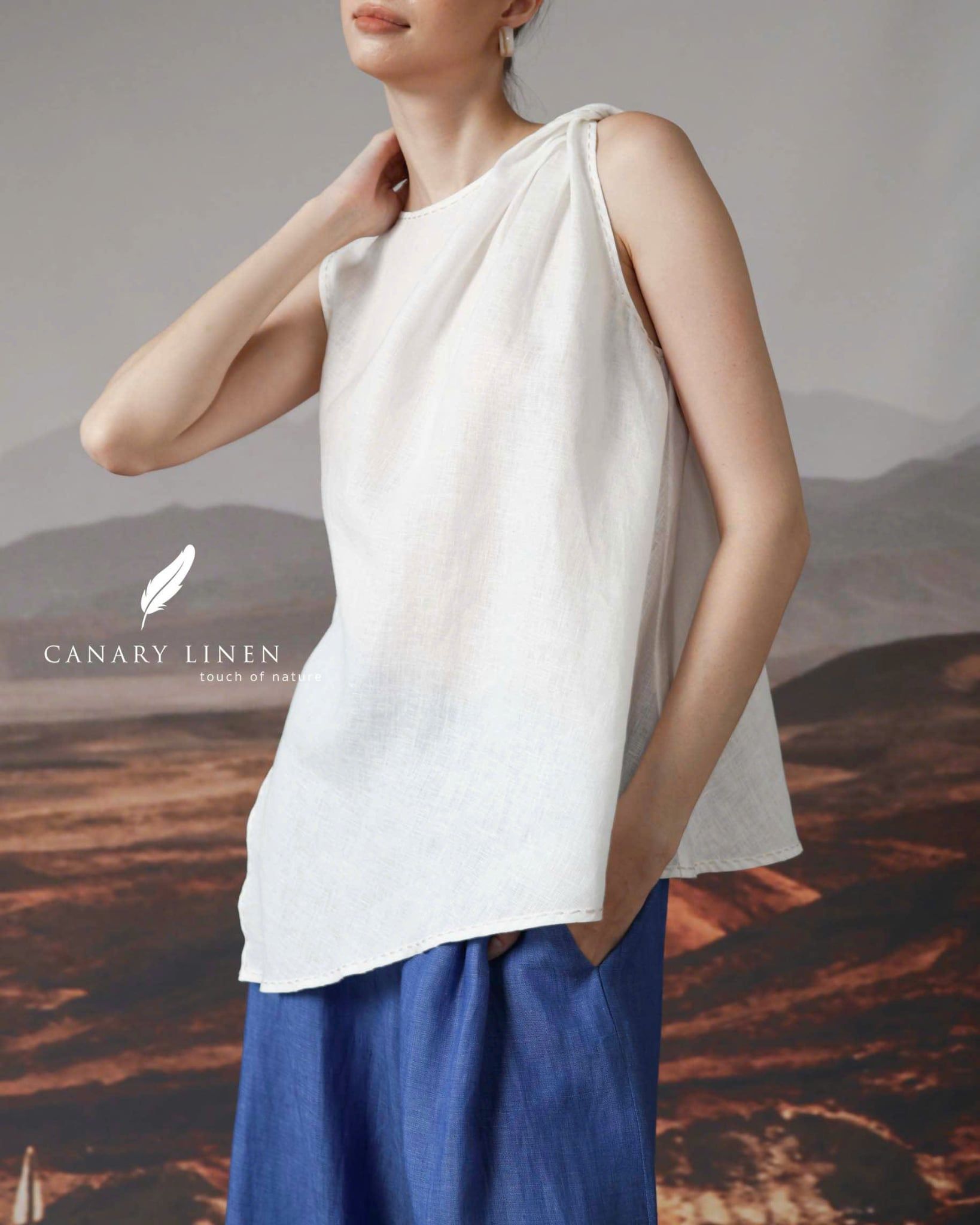  Sage Top - Trắng 
