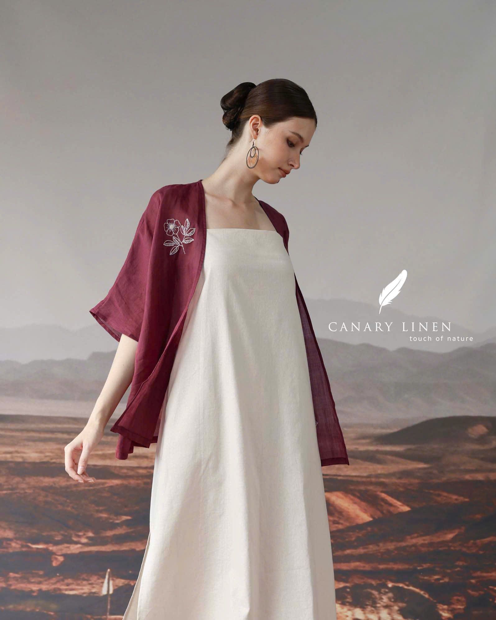  Elia Coat - Đỏ mận 