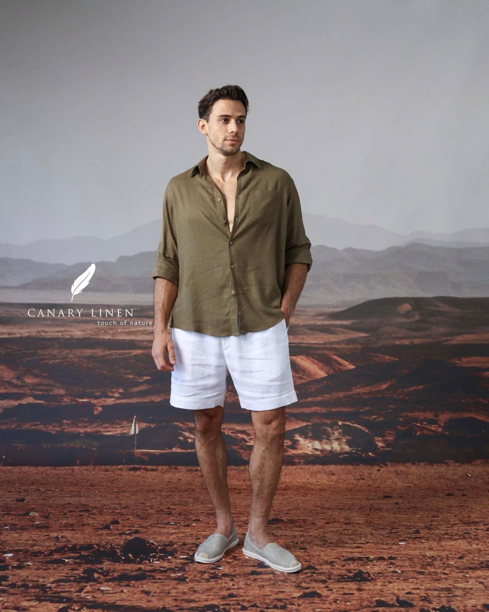  Plain Shorts - Trắng 