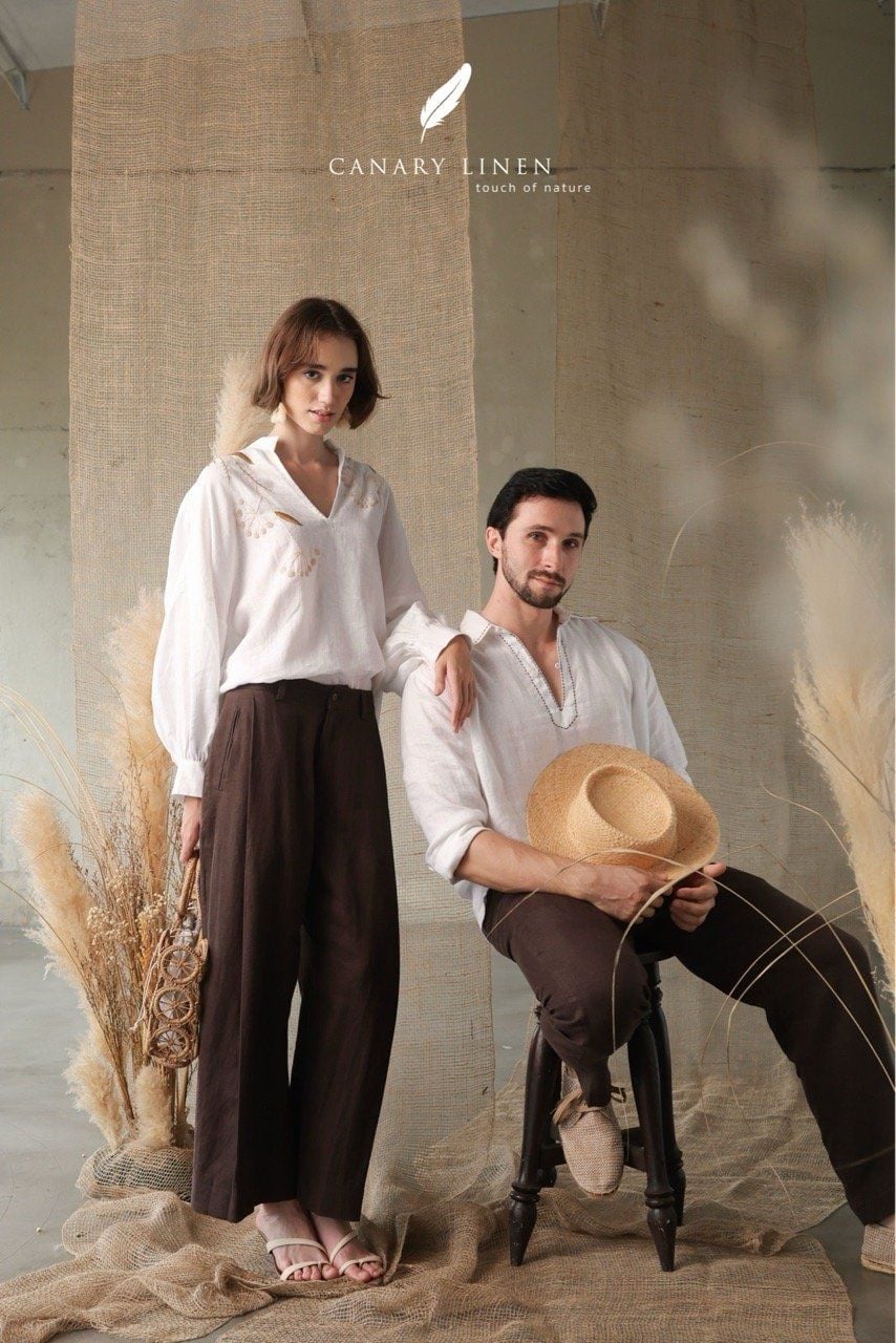  Pleat Pants - Nâu choco 