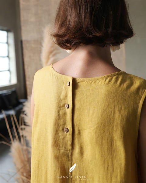  Ivy Dress - Vàng chanh 