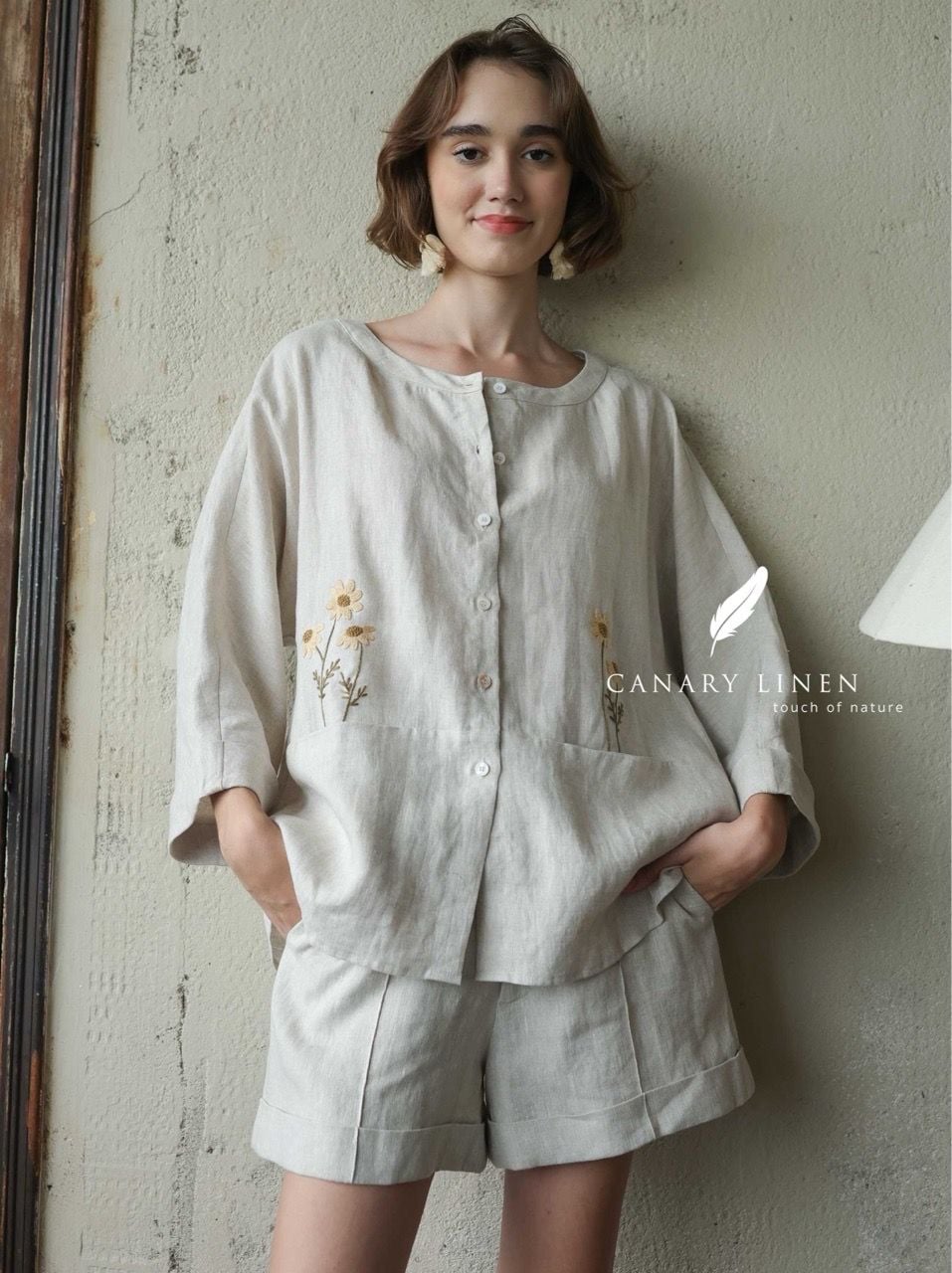  Camie Shirt - Muối tiêu 