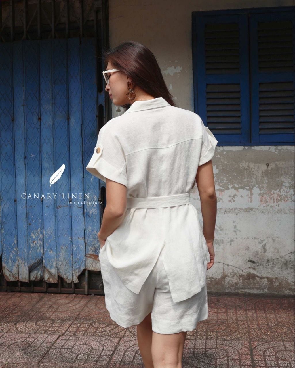  Eline Blazer - Trắng 