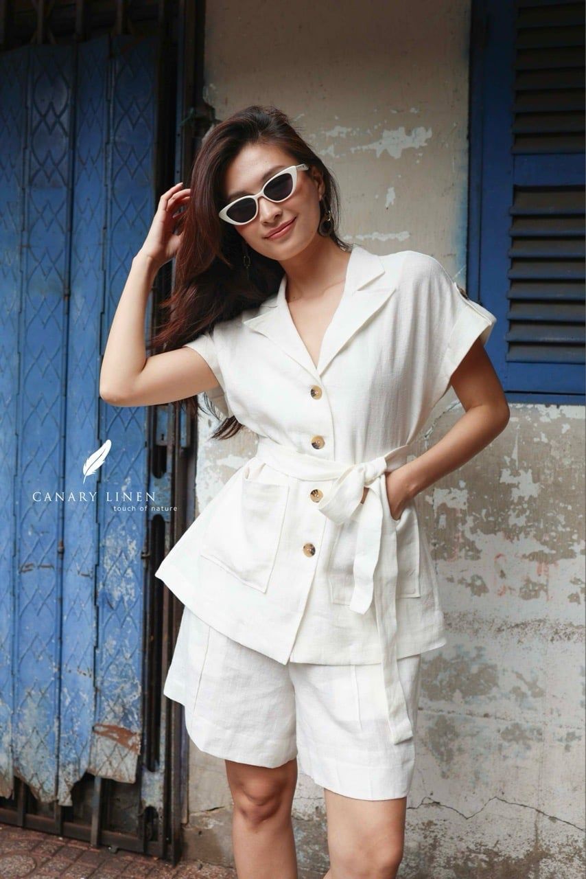  Eline Blazer - Trắng 