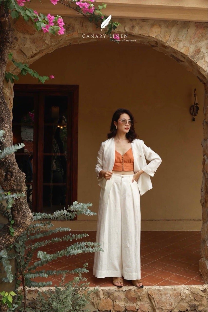  Kaia Blazer - Trắng 